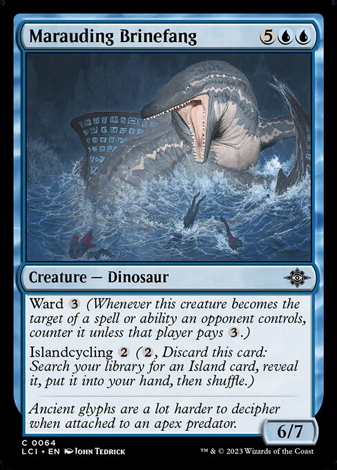 Marauding Brinefang - The Lost Caverns of Ixalan - C - 64