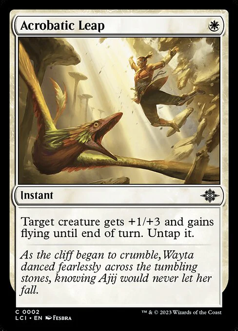 Acrobatic Leap - The Lost Caverns of Ixalan - C - 2