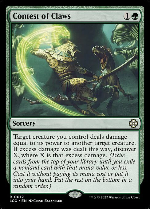 Contest of Claws - Commander: The Lost Caverns of Ixalan - R - 12