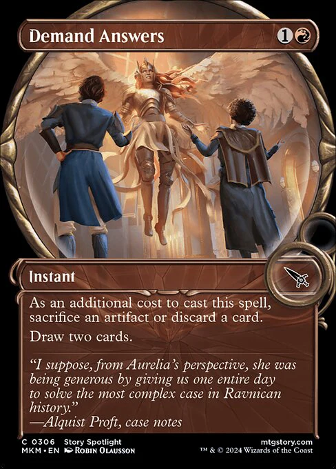 Demand Answers (Showcase) - Murders at Karlov Manor - C - 306