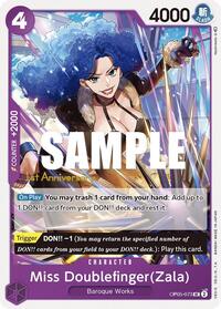 Miss Doublefinger(Zala) - Awakening of the New Era: 1st Anniversary Tournament Cards - UC - OP05-073