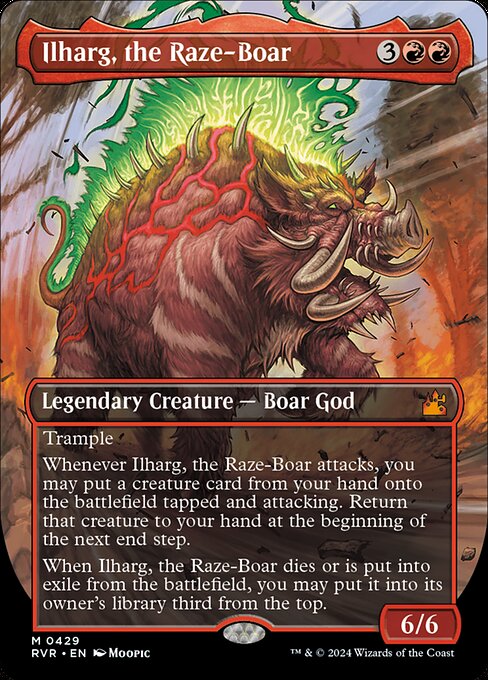 Ilharg, the Raze-Boar (Anime Borderless) - Ravnica Remastered - M - 429