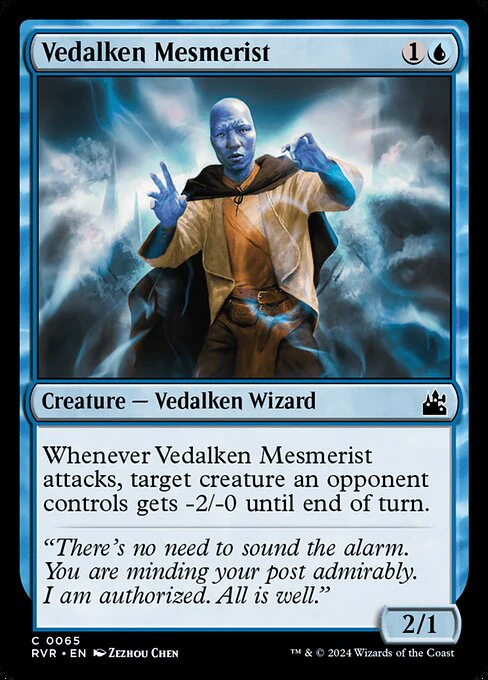 Vedalken Mesmerist - Ravnica Remastered - C - 65