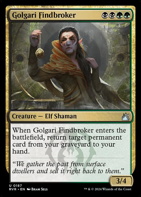 Golgari Findbroker - Ravnica Remastered - U - 187
