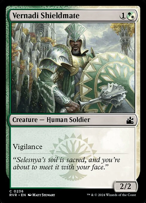 Vernadi Shieldmate - Ravnica Remastered - C - 236