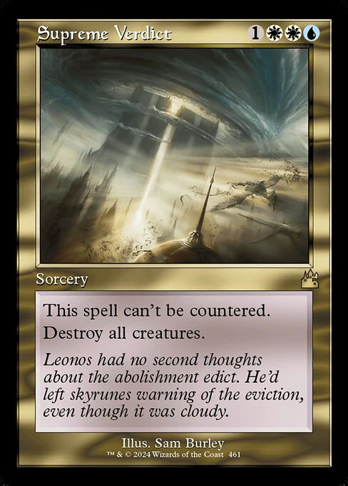 Supreme Verdict (Retro Frame) - Ravnica Remastered - R - 461