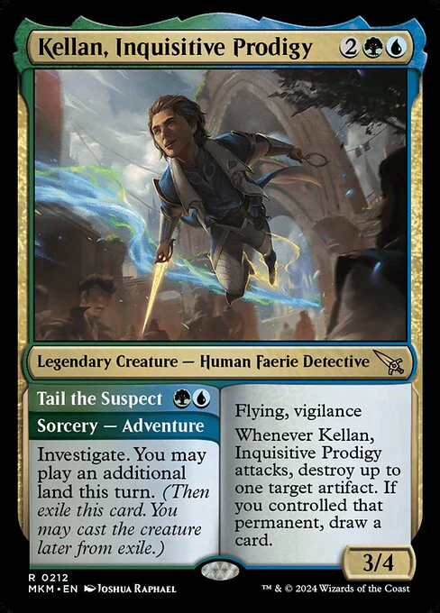 Kellan, Inquisitive Prodigy - Murders at Karlov Manor - R - 212