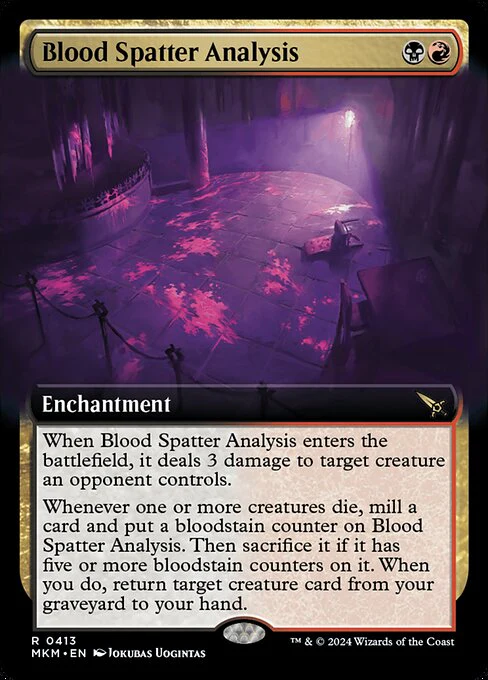 Blood Spatter Analysis (Extended Art) - Murders at Karlov Manor - R - 413