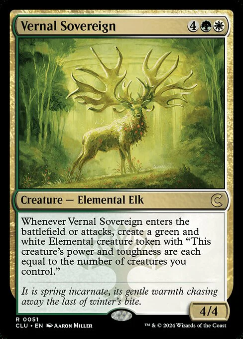 Vernal Sovereign - Ravnica: Clue Edition - R - 51