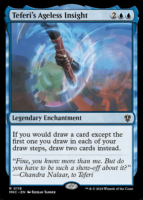 Teferi's Ageless Insight - Commander: Murders at Karlov Manor - R - 119