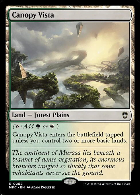 Canopy Vista - Commander: Murders at Karlov Manor - R - 252