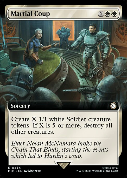 Martial Coup (Extended Art) - Universes Beyond: Fallout - R - 454
