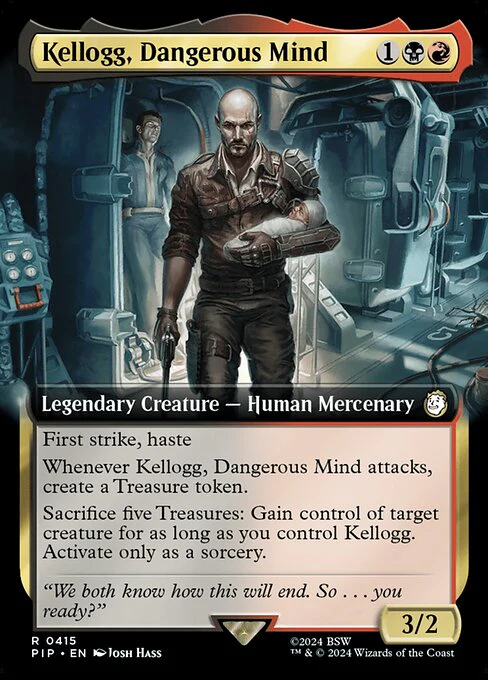 Kellogg, Dangerous Mind (Extended Art) - Universes Beyond: Fallout - R - 415