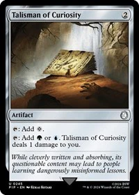 Talisman of Curiosity - Universes Beyond: Fallout - U - 245