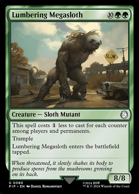 Lumbering Megasloth - Universes Beyond: Fallout - U - 80
