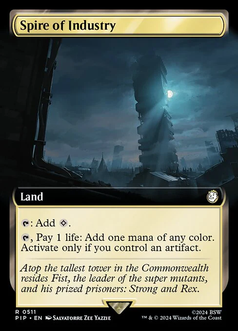 Spire of Industry (Extended Art) - Universes Beyond: Fallout - R - 511