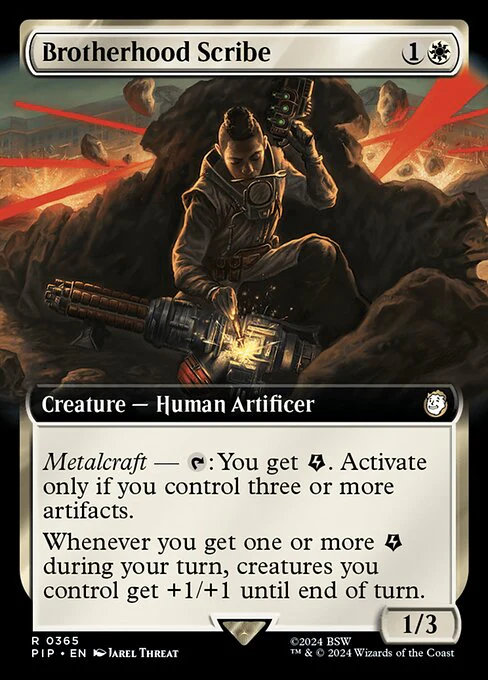Brotherhood Scribe (Extended Art) - Universes Beyond: Fallout - R - 365