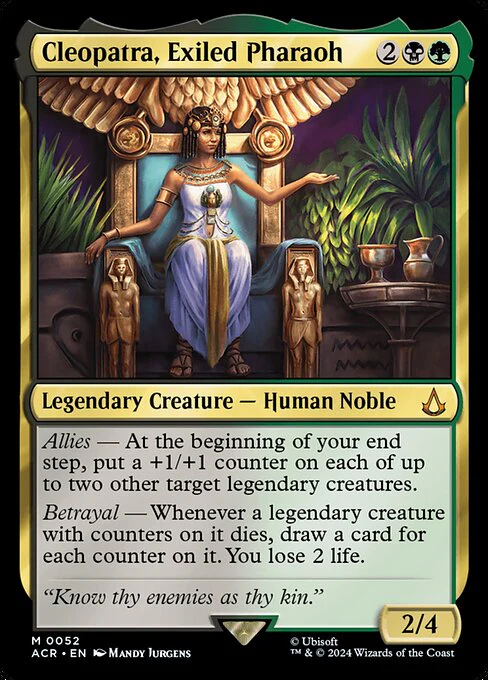 Cleopatra, Exiled Pharaoh - Universes Beyond: Assassin's Creed - M - 52