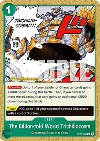 The Billion-fold World Trichiliocosm - Wings of the Captain Pre-Release Cards - UC - OP06-038