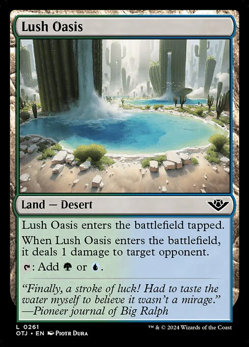 Lush Oasis - Outlaws of Thunder Junction - L - 261