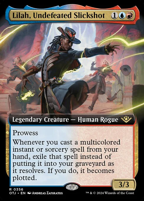 Lilah, Undefeated Slickshot (Extended Art) - Outlaws of Thunder Junction - R - 356