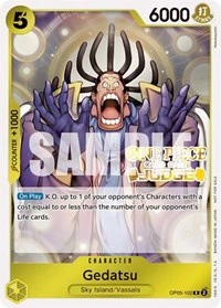 Gedatsu (Judge Pack Vol. 3) - One Piece Promotion Cards - R - OP05-102