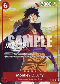 Monkey.D.Luffy (001) (Offline Regional 2024 Vol. 2) [Participant] - One Piece Promotion Cards - PR - P-001