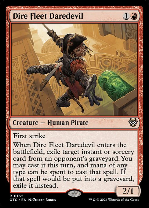 Dire Fleet Daredevil - Commander: Outlaws of Thunder Junction - R - 162