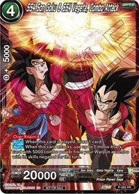SS4 Son Goku & SS4 Vegeta, Combo Attack (Zenkai Series Tournament Pack Vol.7) - Tournament Promotion Cards - Promo - P-585