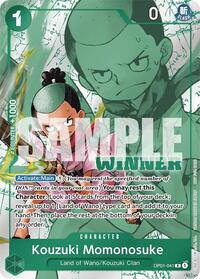 Kouzuki Momonosuke (Winner Pack Vol. 7) - One Piece Promotion Cards - R - OP01-041