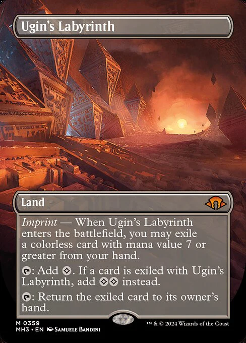 Ugin's Labyrinth (Borderless) - Modern Horizons 3 - M - 359