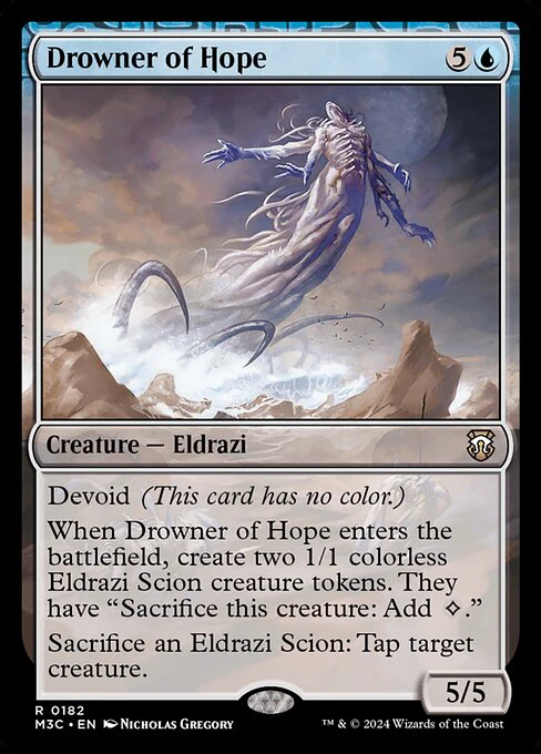 Drowner of Hope (Ripple Foil) - Commander: Modern Horizons 3 - R - 182