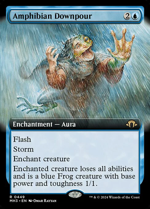 Amphibian Downpour (Extended Art) - Modern Horizons 3 - R - 449