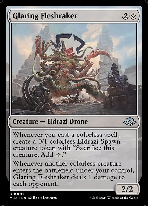 Glaring Fleshraker - Modern Horizons 3 - U - 7