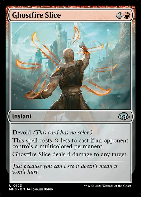 Ghostfire Slice - Modern Horizons 3 - U - 123