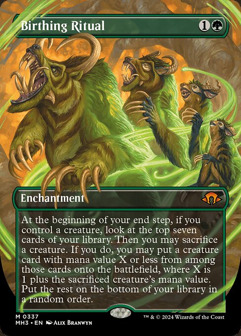 Birthing Ritual (Borderless) - Modern Horizons 3 - M - 337