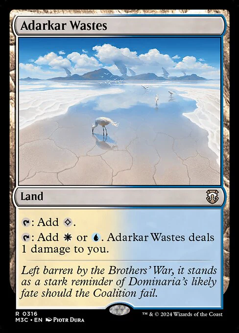 Adarkar Wastes - Commander: Modern Horizons 3 - R - 316