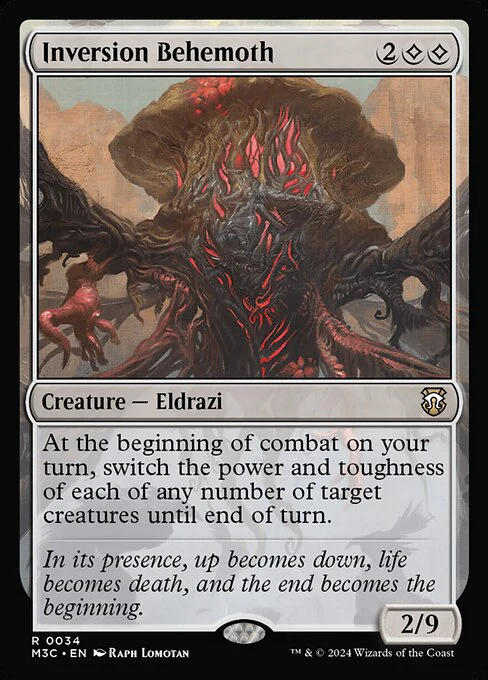 Inversion Behemoth - Commander: Modern Horizons 3 - R - 34