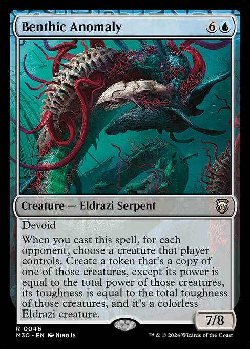 Benthic Anomaly (Ripple Foil) - Commander: Modern Horizons 3 - R - 46