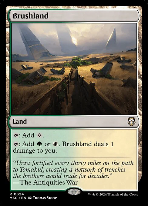 Brushland (Ripple Foil) - Commander: Modern Horizons 3 - R - 324
