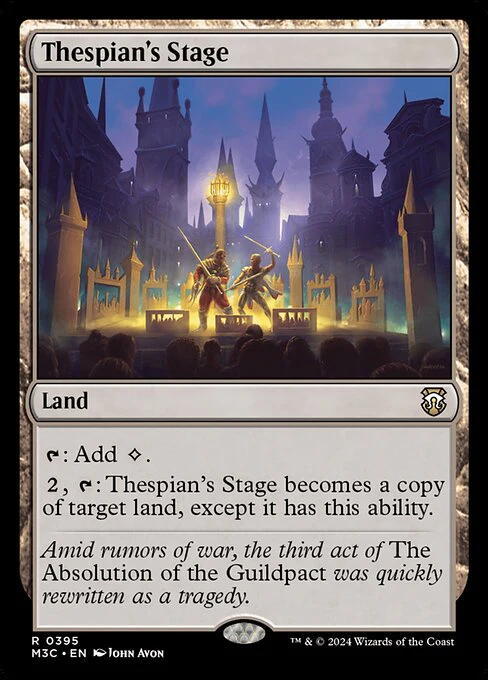 Thespian's Stage (Ripple Foil) - Commander: Modern Horizons 3 - R - 395