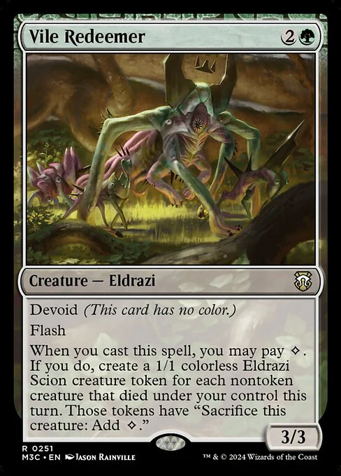 Vile Redeemer (Ripple Foil) - Commander: Modern Horizons 3 - R - 251