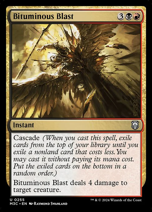 Bituminous Blast (Ripple Foil) - Commander: Modern Horizons 3 - U - 255