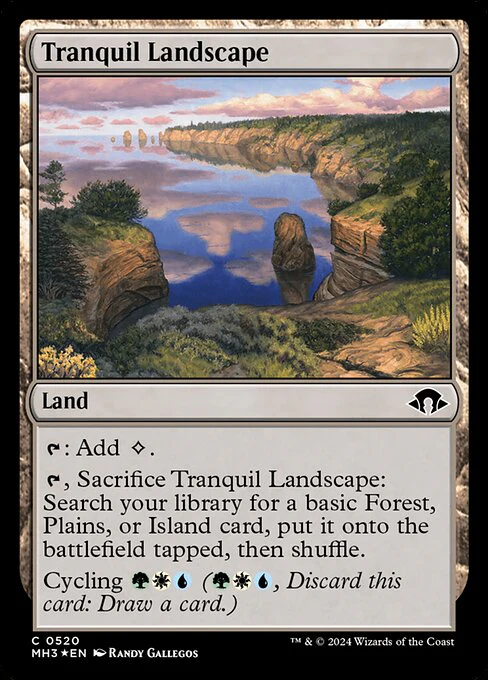 Tranquil Landscape (Ripple Foil) - Modern Horizons 3 - C - 520