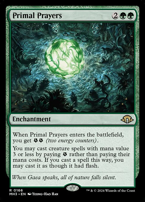 Primal Prayers - Prerelease Cards - R - 166