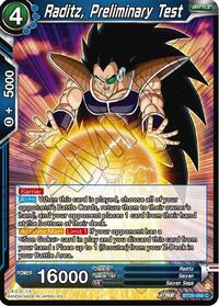 Raditz, Preliminary Test - Legend of the Dragon Balls - Common - BT25-050