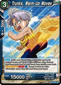 Trunks, Warm-Up Moves - Legend of the Dragon Balls - Uncommon - BT25-056