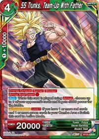 SS Trunks, Team-Up With Father - Legend of the Dragon Balls - Rare - BT25-129