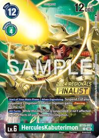 HerculesKabuterimon (2024 Regionals Finalist) - Exceed Apocalypse - Promo - BT15-053 R