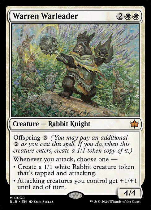 Warren Warleader - Bloomburrow - M - 38